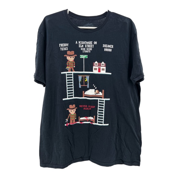 Nightmare on Elm Street Halloween horror tee Freddy donkey Kong XL spooky movies - Picture 1 of 4